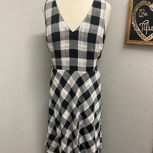 Rachel Rachel Roy Plaid side cut out asymmetrical dress 10